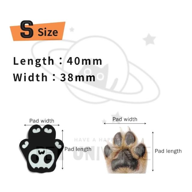 【Pet Universe 多寵宇宙】狗狗止滑貼-40入(寵物止滑貼 寵物足貼 狗狗腳貼 狗狗防滑貼 寵物腳貼 狗狗足貼)