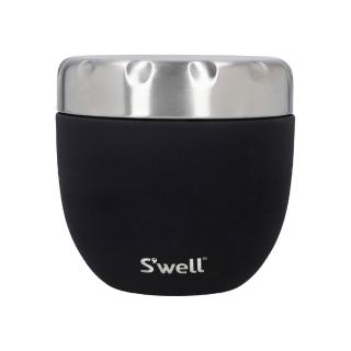 【S’well】美國 Eats密封罐+不鏽鋼保溫悶燒罐 曜石黑636ml / swell 保鮮盒 保溫罐 不鏽鋼悶燒罐