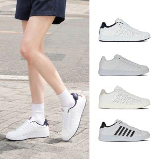 【K-SWISS】經典百搭小白鞋Court Base II/Tiebreak II 休閒鞋 板鞋 女鞋 多色 (94411/94413)
