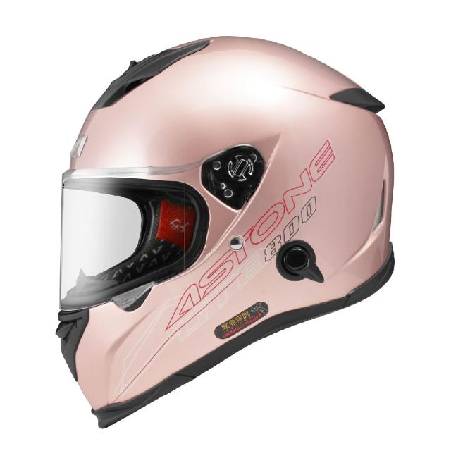 【ASTONE】官方直營-GTB800 AO12 全罩式安全帽(白/平黑/金屬黑/水泥灰/消光玫瑰金/玫瑰金)