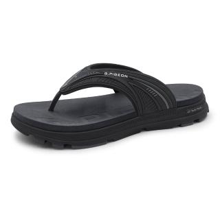 【G.P】G-tech 男款發泡科技舒適高彈人字拖鞋G6153M-黑色(SIZE:39-45 共三色)