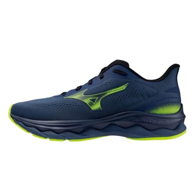 MIZUNO 美津濃】WAVE SERENE 2 GTX 男款防水慢跑鞋J1GC256001 黑黑橘藍