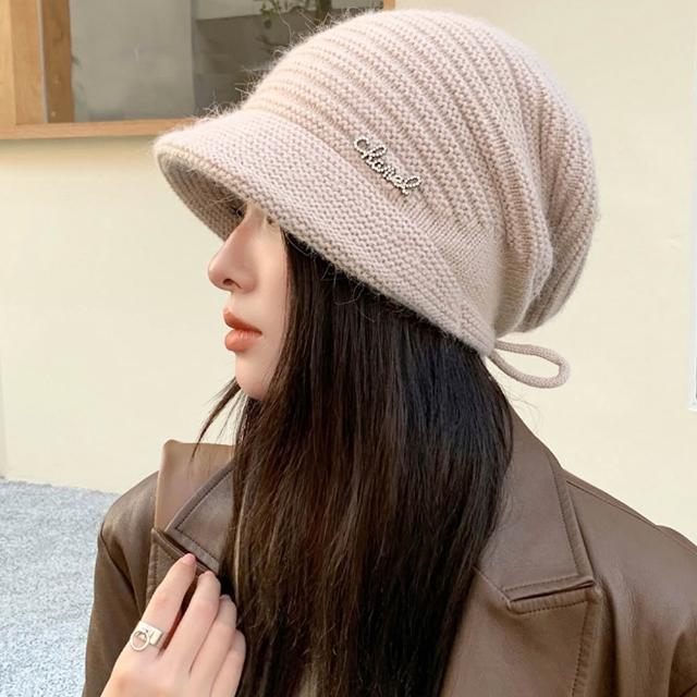 【Seoul Show 首爾秀】買一送一 綜合高質感挺版雙層兔毛帽毛呢八角帽貝雷帽棒球帽漁夫帽(防寒保暖)