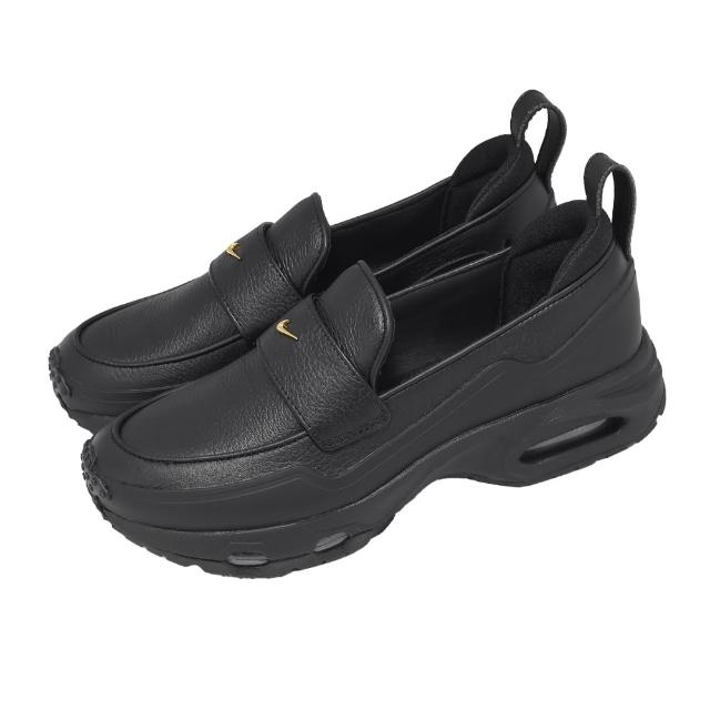 【NIKE 耐吉】休閒鞋 Air Max Phenomena 女鞋 樂福鞋 皮革 黑 小皮鞋 IM8814-001