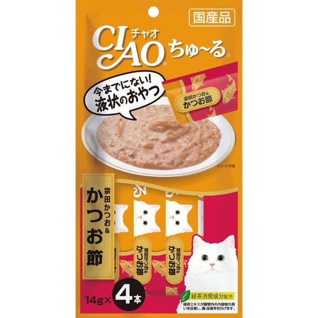 【CIAO】囤貨組-啾嚕肉泥14g*4入-24包(貓零食/貓肉泥/寵物零食)