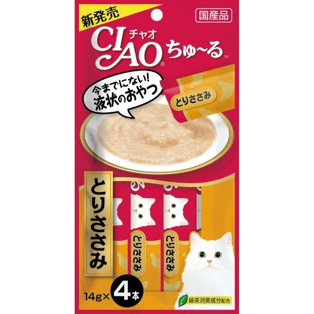 【CIAO】囤貨組-啾嚕肉泥14g*4入-24包(貓零食/貓肉泥/寵物零食)
