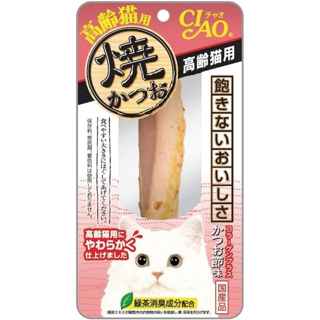 【CIAO】魚柳條15-18g 12包(貓零食/貓肉泥/鰹魚燒)
