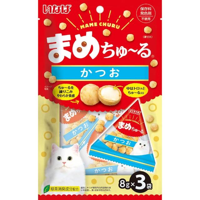 【CIAO】啾嚕球8g*3入-12包/組(貓零食/貓肉泥/夾心餅)