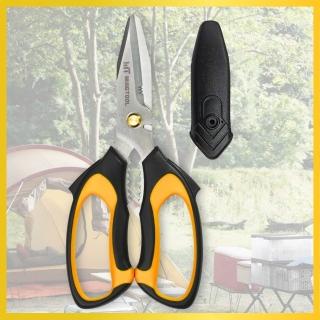 【MINGTOOL 銘刀】日本鋼萬用剪-露營必備 多功能剪刀 露營剪刀 萬用剪 附保護套 開箱剪
