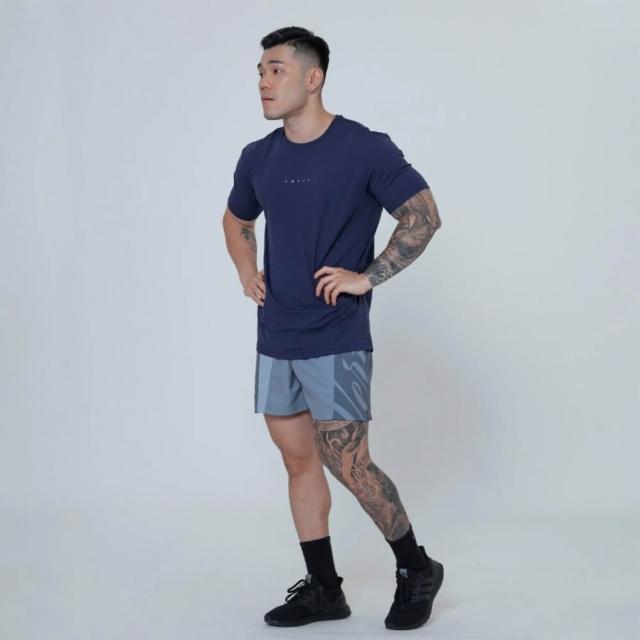 【VERVE】Core186™ 肌肉訓練短袖(高彈性、高延展、吸濕快乾、抗UV、柔軟、顯肩、顯壯、合身、訓練短袖)