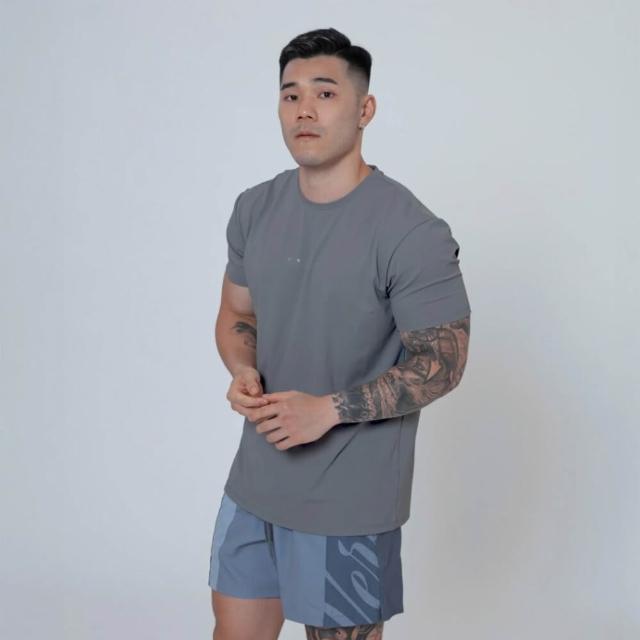 【VERVE】Core186™ 肌肉訓練短袖(高彈性、高延展、吸濕快乾、抗UV、柔軟、顯肩、顯壯、合身、訓練短袖)