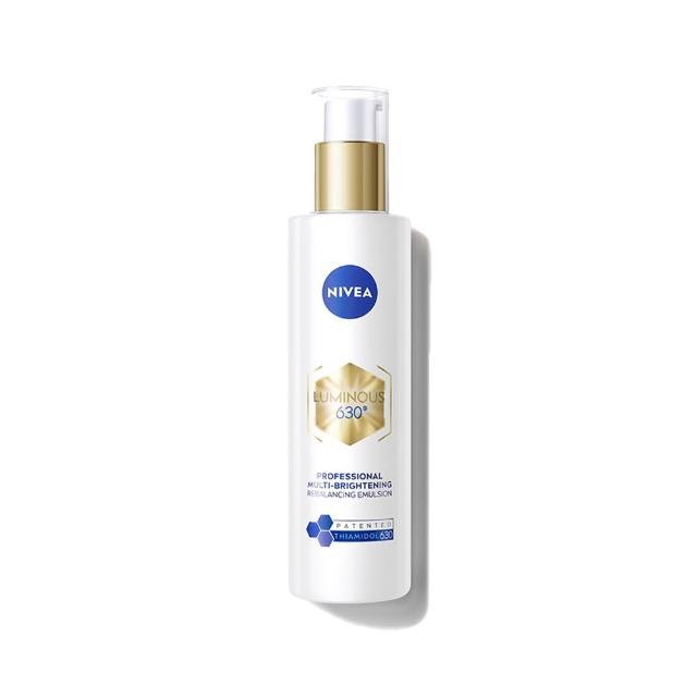 【NIVEA 妮維雅】630肌光三酸煥膚精華水/肌光透白修護精華乳x2+淡斑精華x1(美白)