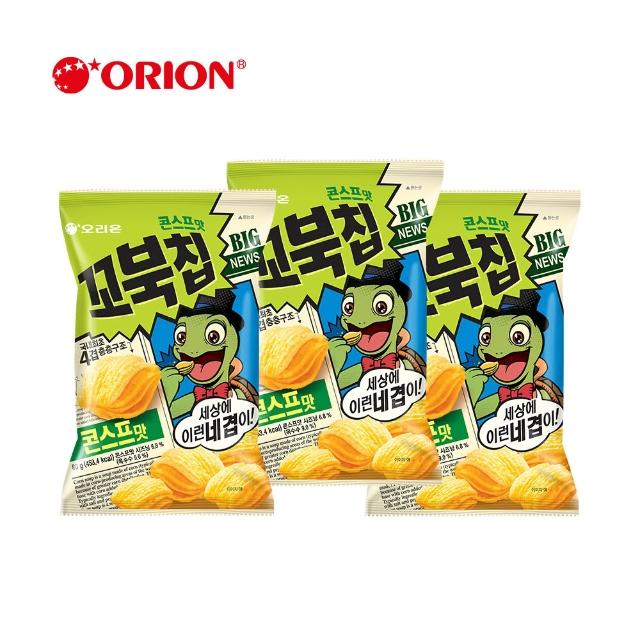 【好麗友】零食箱6件組(烏龜餅X3包+陽光波浪玉米脆片X3件)
