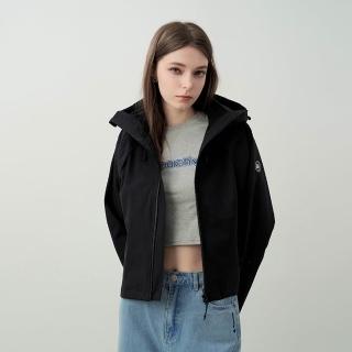 【ELLE ACTIVE】女款 機能保暖兩件式連帽外套-黑色(EA25A3W6102#99)