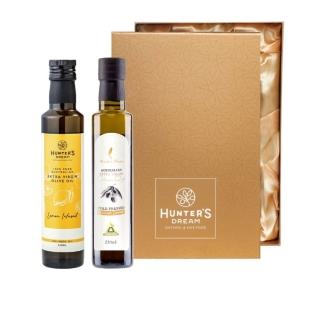 【Hunter’s Dream 獵人谷之夢】初榨橄欖油雙味經典禮盒組(特級初榨橄欖油250ml+檸檬特級初榨橄欖油250ml)