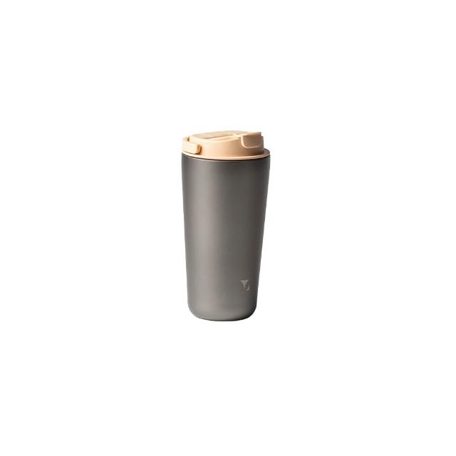 【Titanium 鈦造】純鈦跳跳杯 MiNi 鈦色系列-鈦色 600ml (保溫瓶 鈦保溫杯 台灣鈦杯 鈦金屬 環保杯)