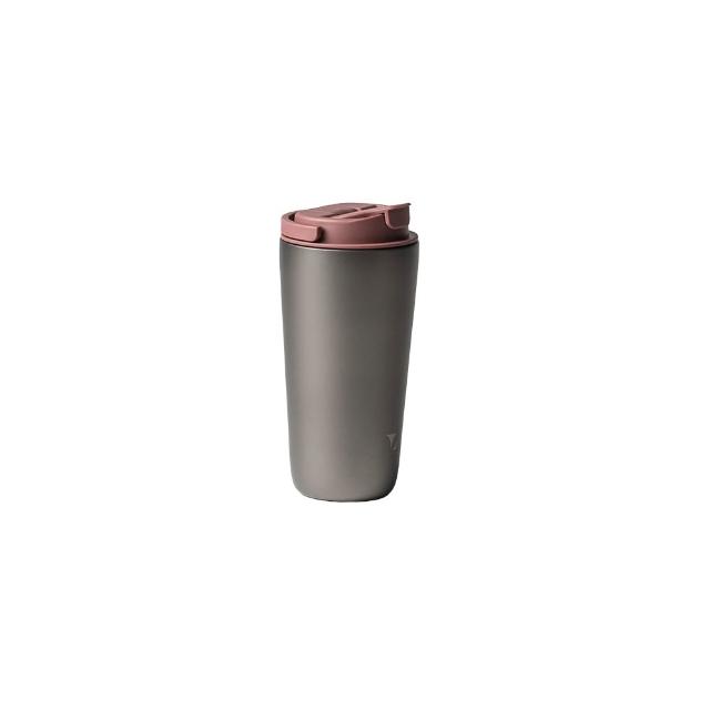 【Titanium 鈦造】純鈦跳跳杯 MiNi 鈦色系列-鈦色 600ml (保溫瓶 鈦保溫杯 台灣鈦杯 鈦金屬 環保杯)