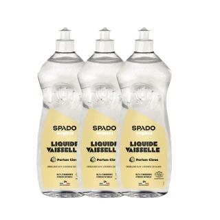 【騰阜盛】法國斯帕多 天然白醋洗碗精 98.7%天然 1000ML X3 原裝