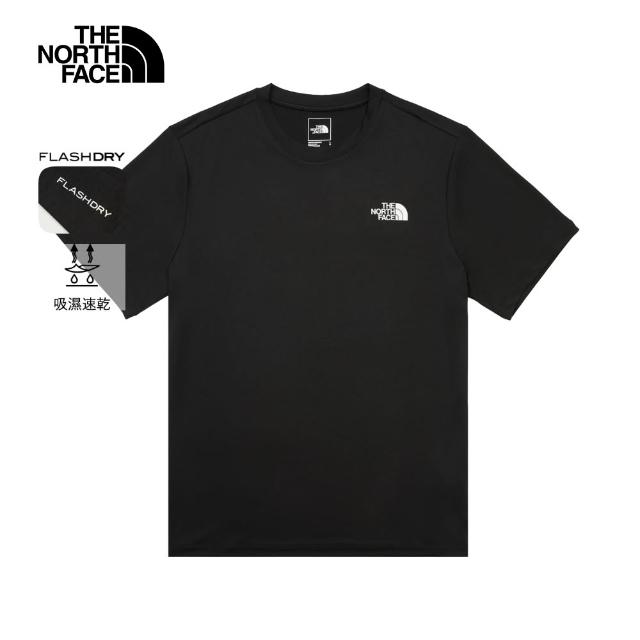 【The North Face】中性款吸濕排汗短袖T恤(多款任選)
