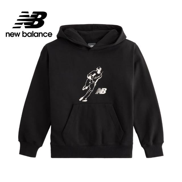 【NEW BALANCE】NB 童裝 大谷翔平x帽T_黑/藍_YT61F9RXBK_YT61F9RXTNV_男童/女童