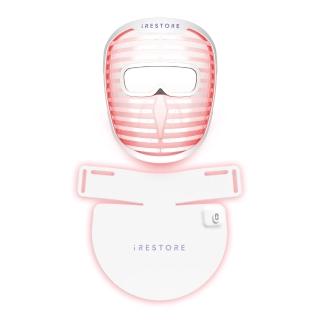 【iRestore】雙重嫩膚組「美容面罩+頸胸美膚儀」LED美膚嫩膚儀