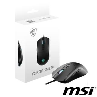 【MSI 微星】FORGE GM320 有線電競滑鼠