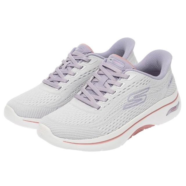 【SKECHERS】女鞋 健走系列 健走鞋 瞬穿舒適科技 GO WALK ARCH FIT 2.0 (125342LAV)