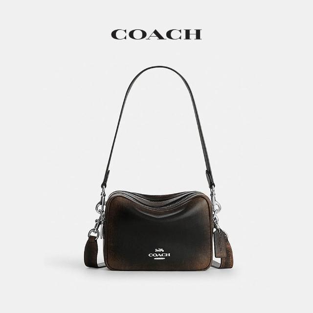 【COACH】蔻馳官方直營 CAREY 迷你斜背包 相機包-多色任選(CEA02/CCE63/CEK69)