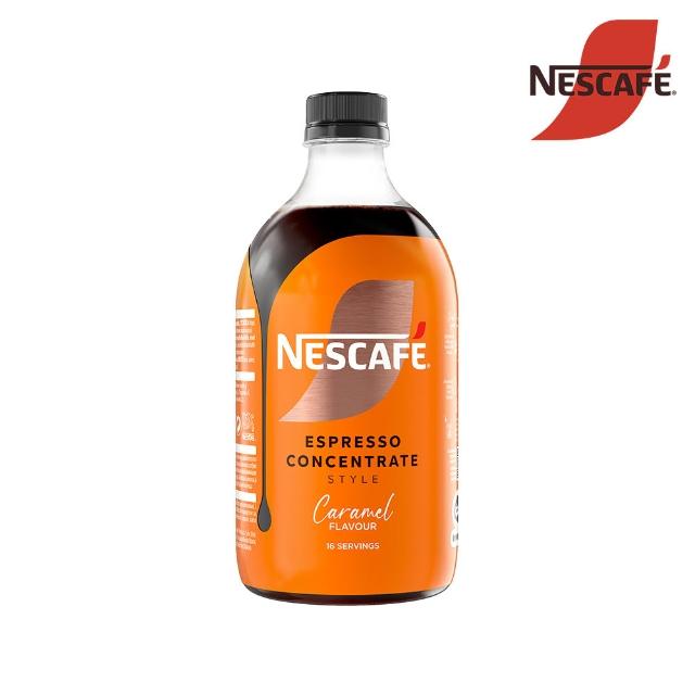 【NESCAFE 雀巢咖啡】Nescafe Espresso濃縮咖啡液 義式濃縮500mlX3罐(黑咖啡/焦糖；任選)咖啡球