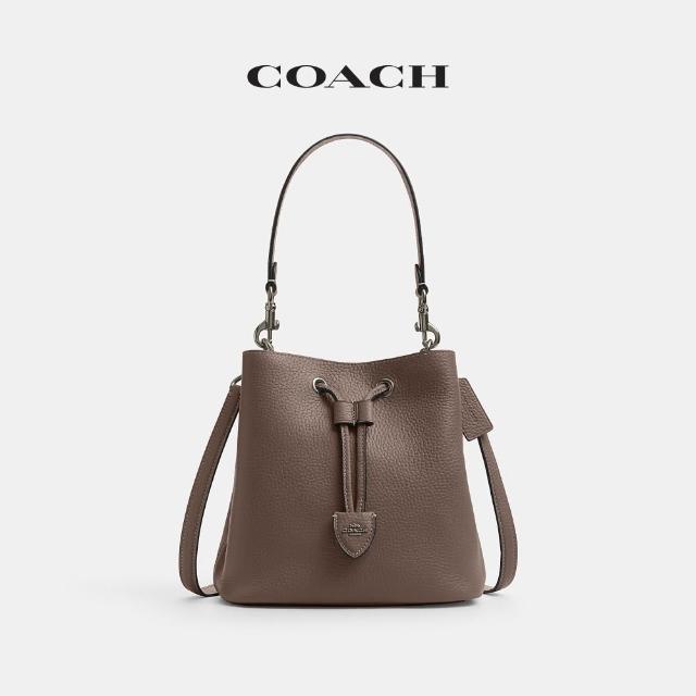 【COACH】蔻馳官方直營  ROWAN 經典 SIGNATURE /掛件裝飾水桶包 斜背包-多款任選(CDY21/CEA23)