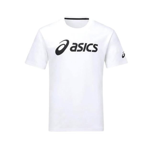 【asics 亞瑟士】男女款短袖T恤-台灣製 LOGO T 吸濕排汗 慢跑 運動 亞瑟士(2033C183-300 2033C183-100)