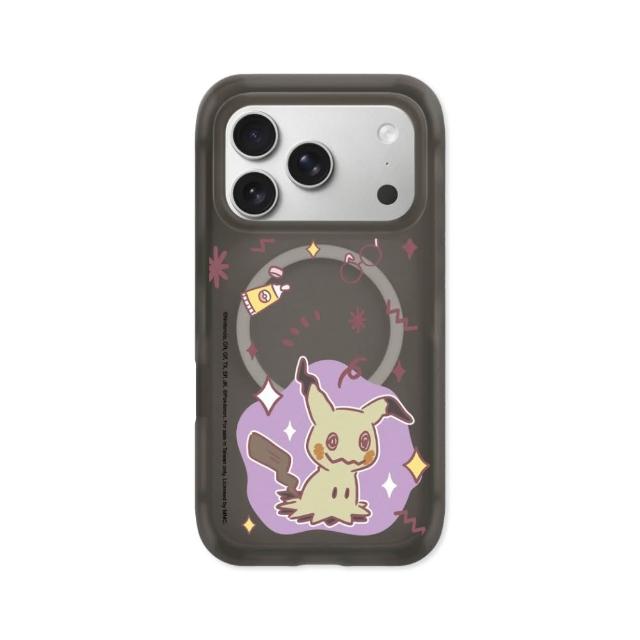 【RHINOSHIELD 犀牛盾】iPhone 18/17/16/15系列AirX 氣墊磁吸防摔手機殼/暖色系列-謎擬Q(寶可夢)