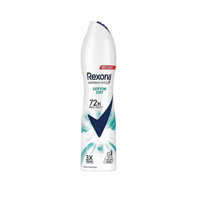 【Rexona 蕊娜】官方直營 制汗止汗爽身噴霧 3倍制汗系列135ml(自由舒暢/清新舒棉/魅惑香氛/運動乾爽)