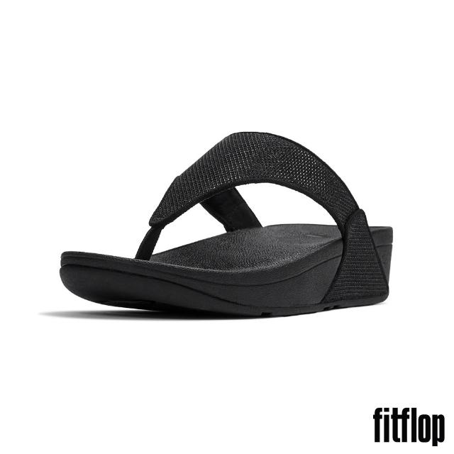 【FitFlop】LULU 閃亮金蔥紗線網布夾腳涼鞋-女(4款)