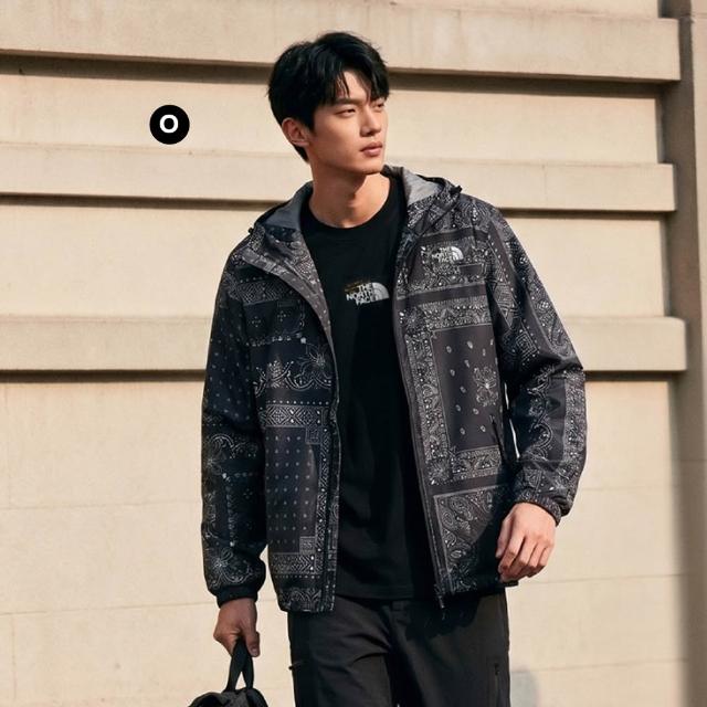 【The North Face】中性款透氣防潑水抗UV機能連帽薄外套(多款任選)