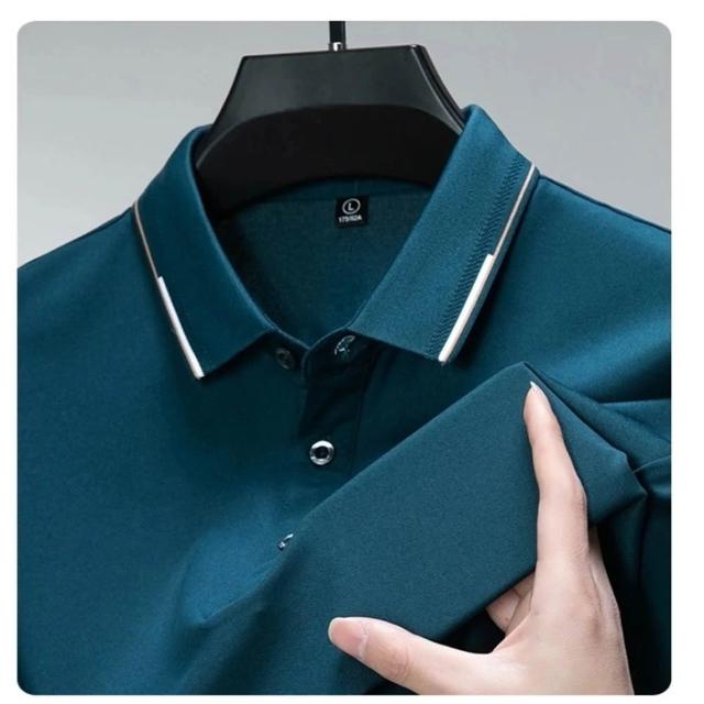【巴黎精品】買一送一 多款快速出貨 POLO衫男短袖上衣內含真絲高彈力男裝(高爾夫球衫排汗a1ff52)