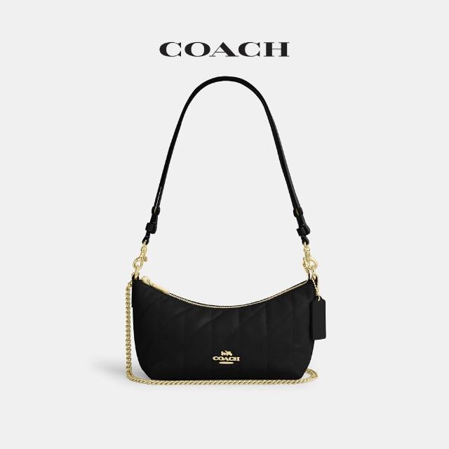 【COACH】蔻馳官方直營 CAITLIN 絎縫/經典 SIGNATURE單肩手袋 肩背包 斜背包-多款任選(CDZ88/CEK80/CEW99)