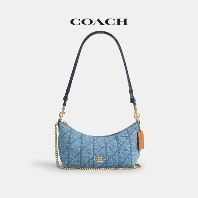 【COACH】蔻馳官方直營 CAITLIN 絎縫/經典 SIGNATURE單肩手袋 肩背包 斜背包-多款任選(CDZ88/CEK80/CEW99)