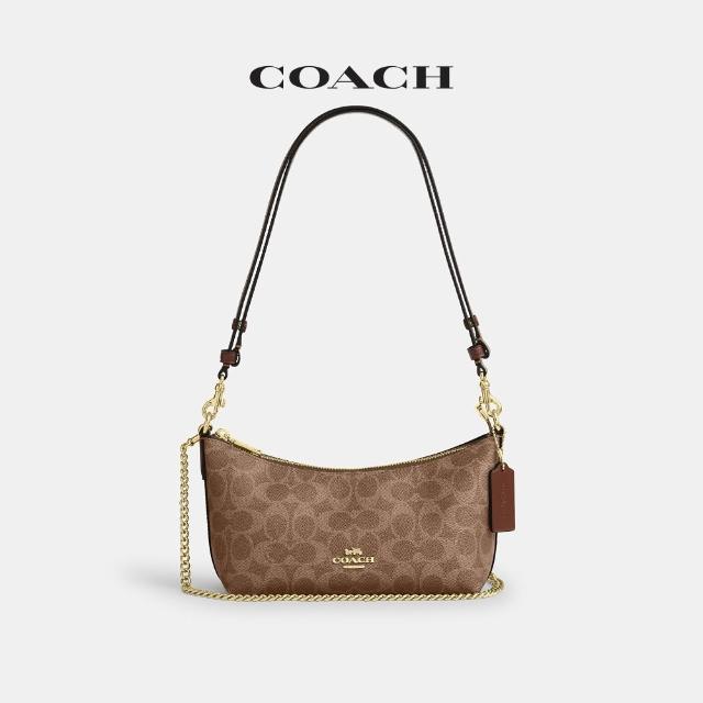 【COACH】蔻馳官方直營 CAITLIN 絎縫/經典 SIGNATURE單肩手袋 肩背包 斜背包-多款任選(CDZ88/CEK80/CEW99)