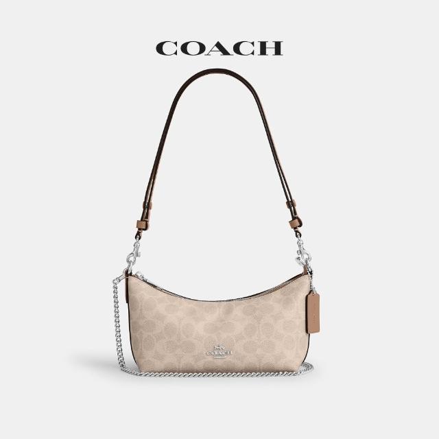 【COACH】蔻馳官方直營 CAITLIN 絎縫/經典 SIGNATURE單肩手袋 肩背包 斜背包-多款任選(CDZ88/CEK80/CEW99)