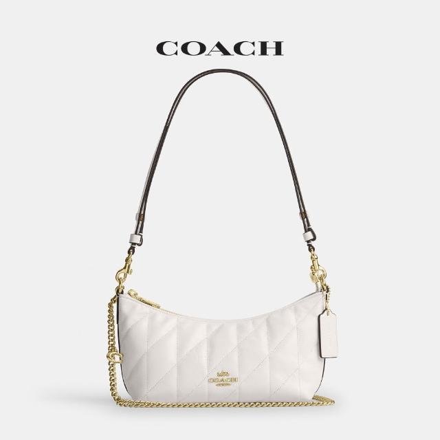 【COACH】蔻馳官方直營 CAITLIN 絎縫/經典 SIGNATURE單肩手袋 肩背包 斜背包-多款任選(CDZ88/CEK80/CEW99)
