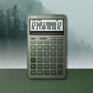 【CASIO 卡西歐】12位數 時尚計算機(JW-200DQ-GN)
