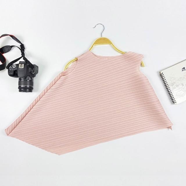 【巴黎精品】現貨+預購 三宅風皺褶衣服褶皺上衣摺衣彈力大尺碼(不規則圓領寬鬆女T恤24色b2a2)