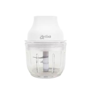 【Arlink】AG270C玻璃雙杯雙刃不殘留異味 電動食物調理機(露營必備/好清洗)(生熟食分開不串味/絞肉機