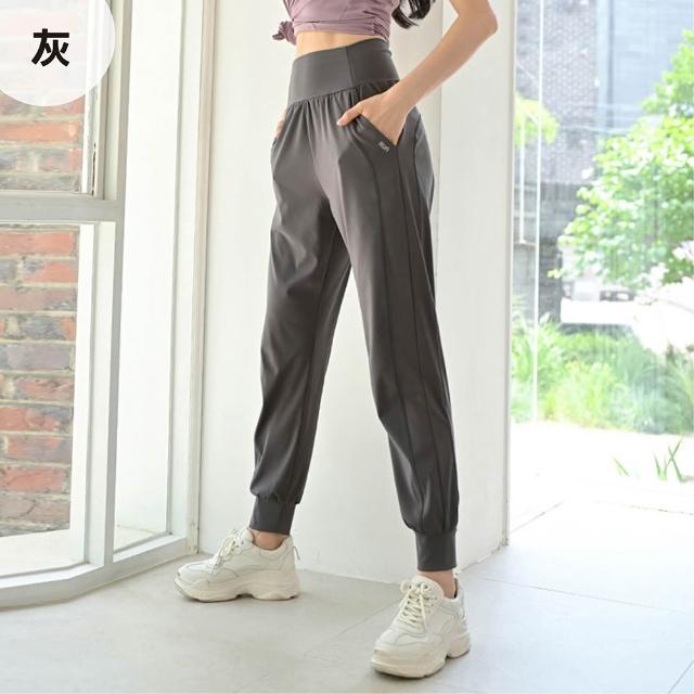 【NEW FORCE】高腰冰感顯瘦女運動瑜珈褲-4色可選(瑜珈褲/女運動褲/機能褲/慢跑褲/涼感褲/彈力褲)