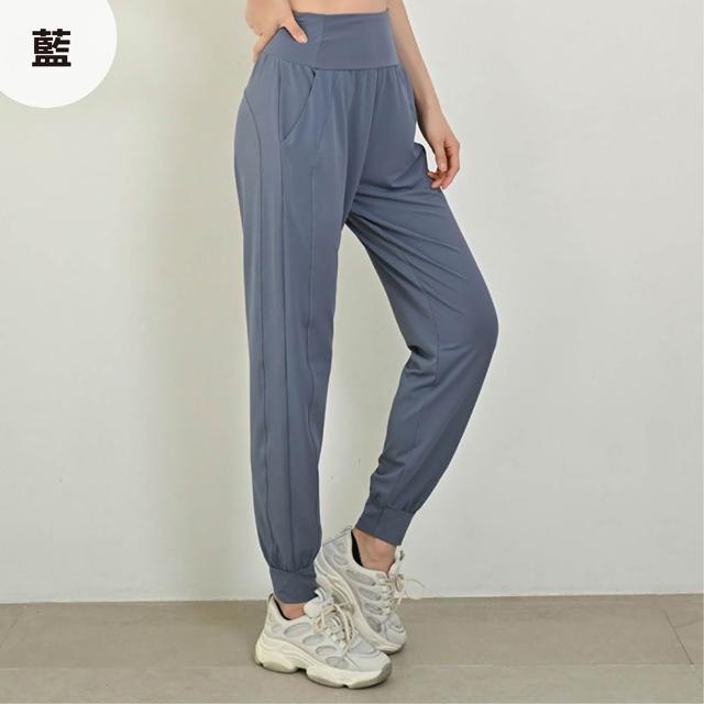 【NEW FORCE】高腰冰感顯瘦女運動瑜珈褲-4色可選(瑜珈褲/女運動褲/機能褲/慢跑褲/涼感褲/彈力褲)
