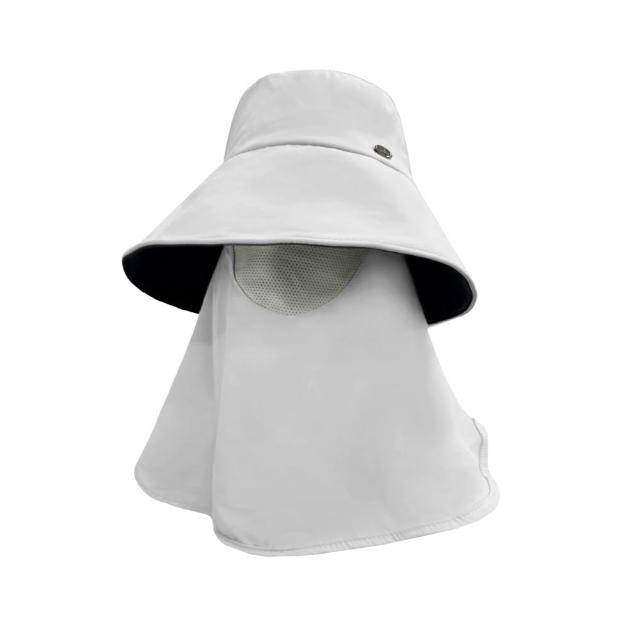 【VOLA 維菈】全方位防曬漁夫帽 遮陽帽 面罩 戶外登山 釣魚 遮臉防曬帽 寬大帽簷 透氣抗UV 兩用設計