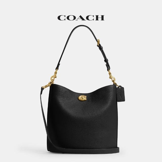 【COACH】蔻馳官方直營 WILLOW 柔軟水桶包 斜背包-多色任選(CW624)