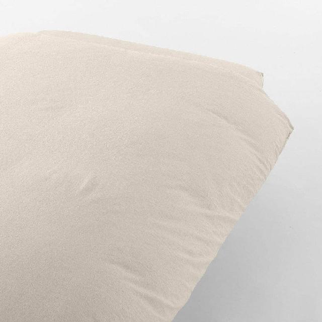 【MUJI 無印良品】柔舒水洗棉被套/S(灰色/柔白/深藍/淺米)