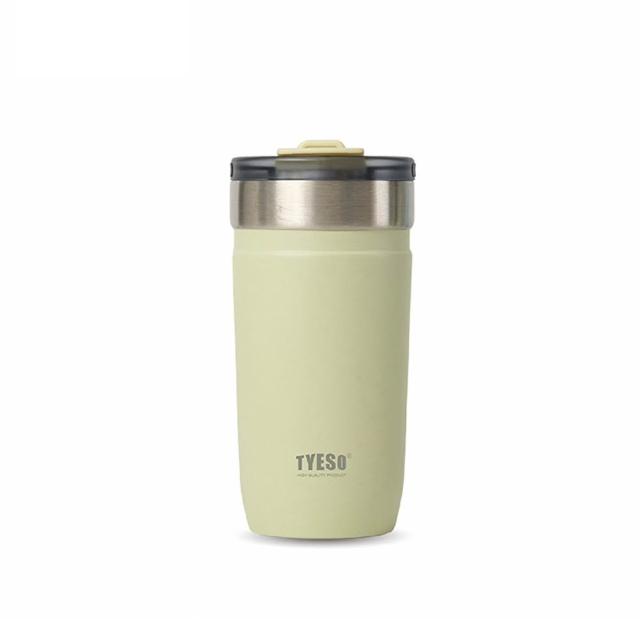 【H&R 安室家】TYESO泰碩 304不鏽鋼保溫咖啡杯550ml(H80)